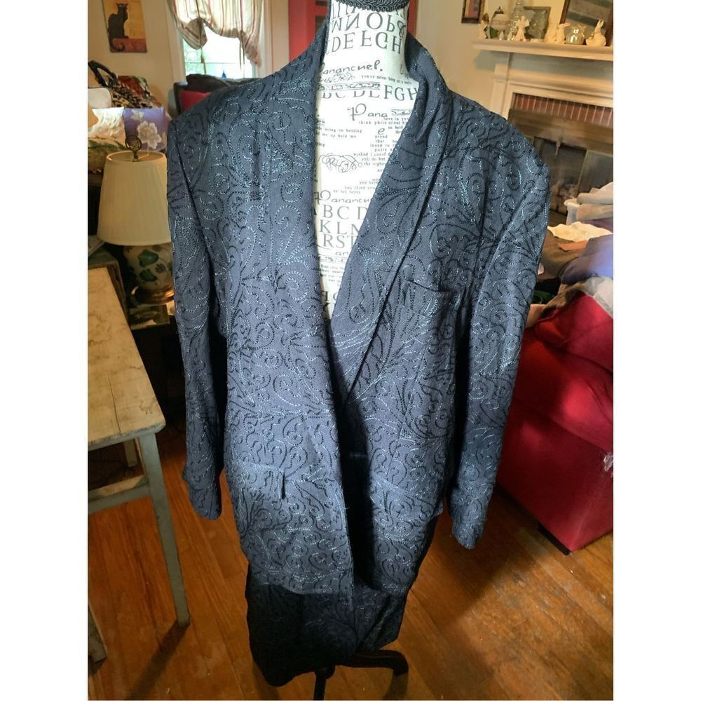 TABOH Women's 100% Silk Blazer & Skirt